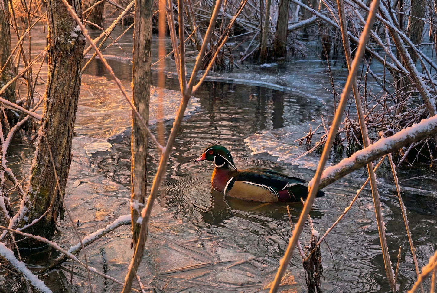 Winterwoodduck