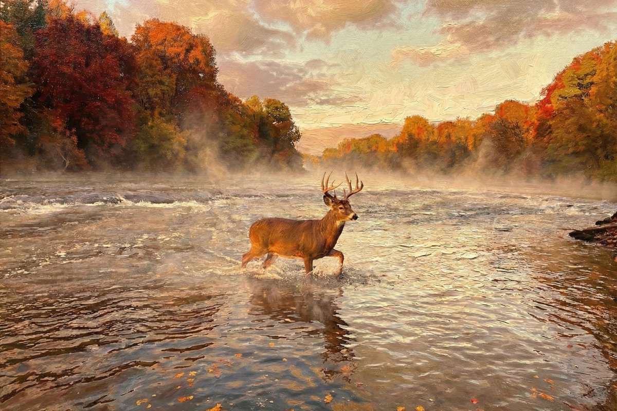 Buck Across The Weir
